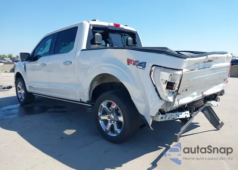 2021 Ford F-150 Platinum z USA, uszkodzony, nr VIN 1FTFW1ED8MFC71224